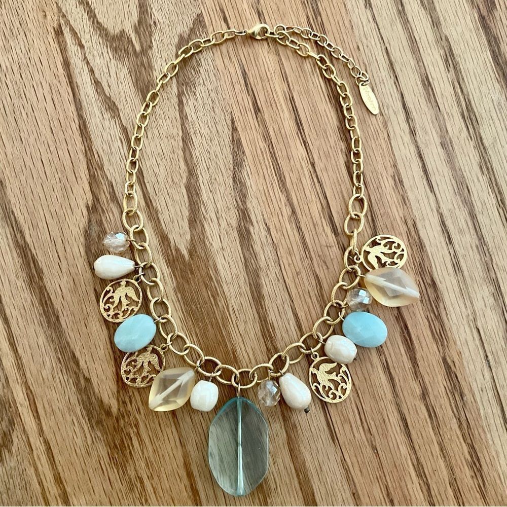 Nygard | Gold Pendant Necklace with Charms | 16” Adjustable